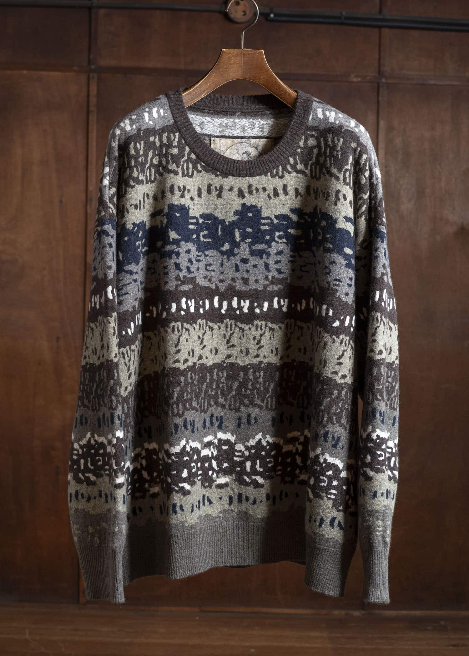 ZIGGY CHEN 0M2532002 FLOAT THREAD JACQUARD SWEATER 91