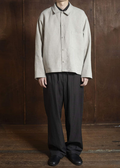 YOKO SAKAMOTO YS-26SS-28-BEIGE Work Blouse BEIGE