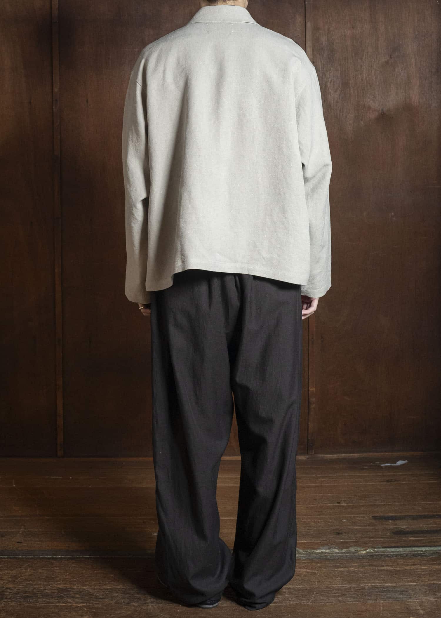 YOKO SAKAMOTO YS-26SS-28-BEIGE Work Blouse BEIGE