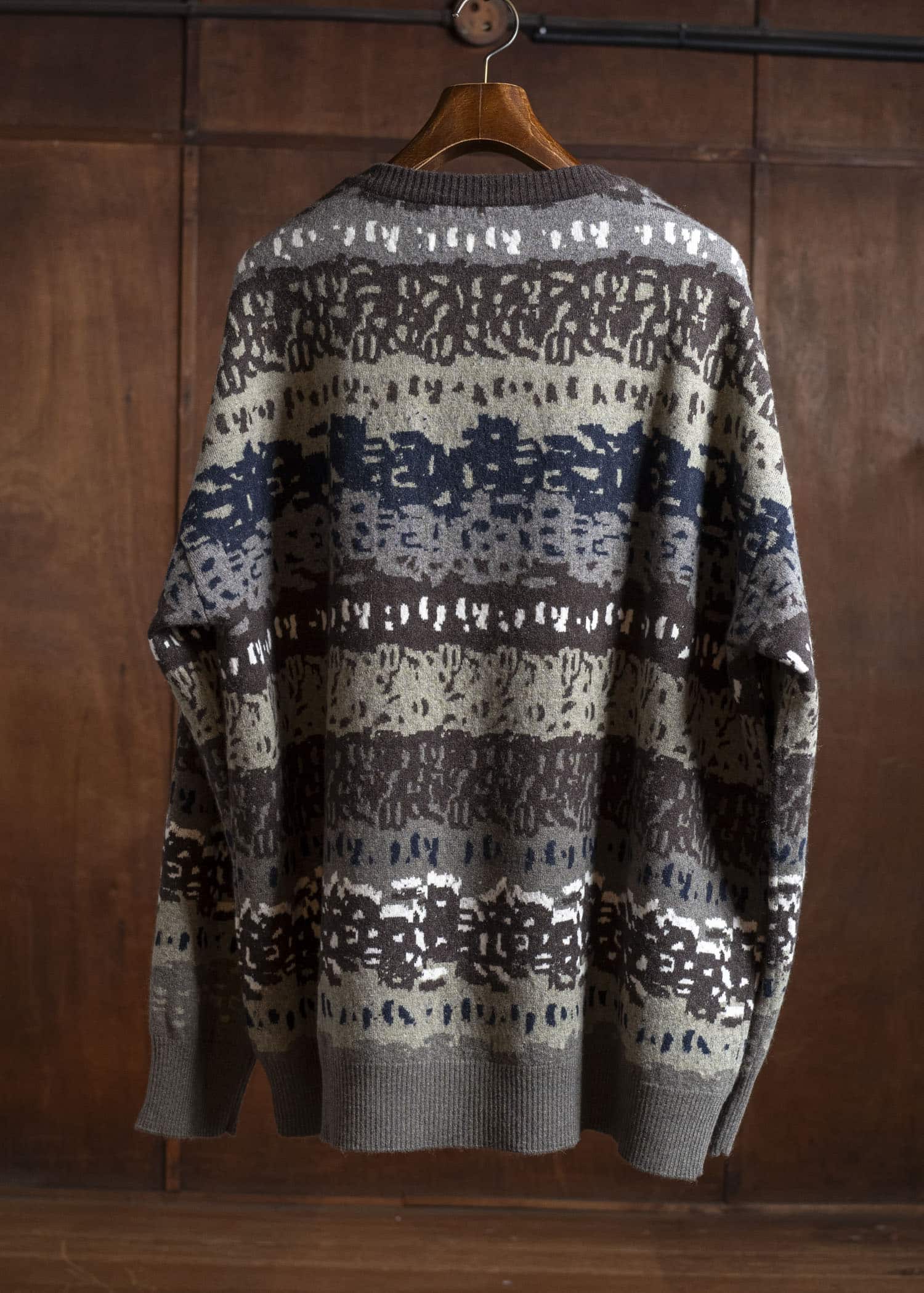 ZIGGY CHEN 0M2532002 FLOAT THREAD JACQUARD SWEATER 91