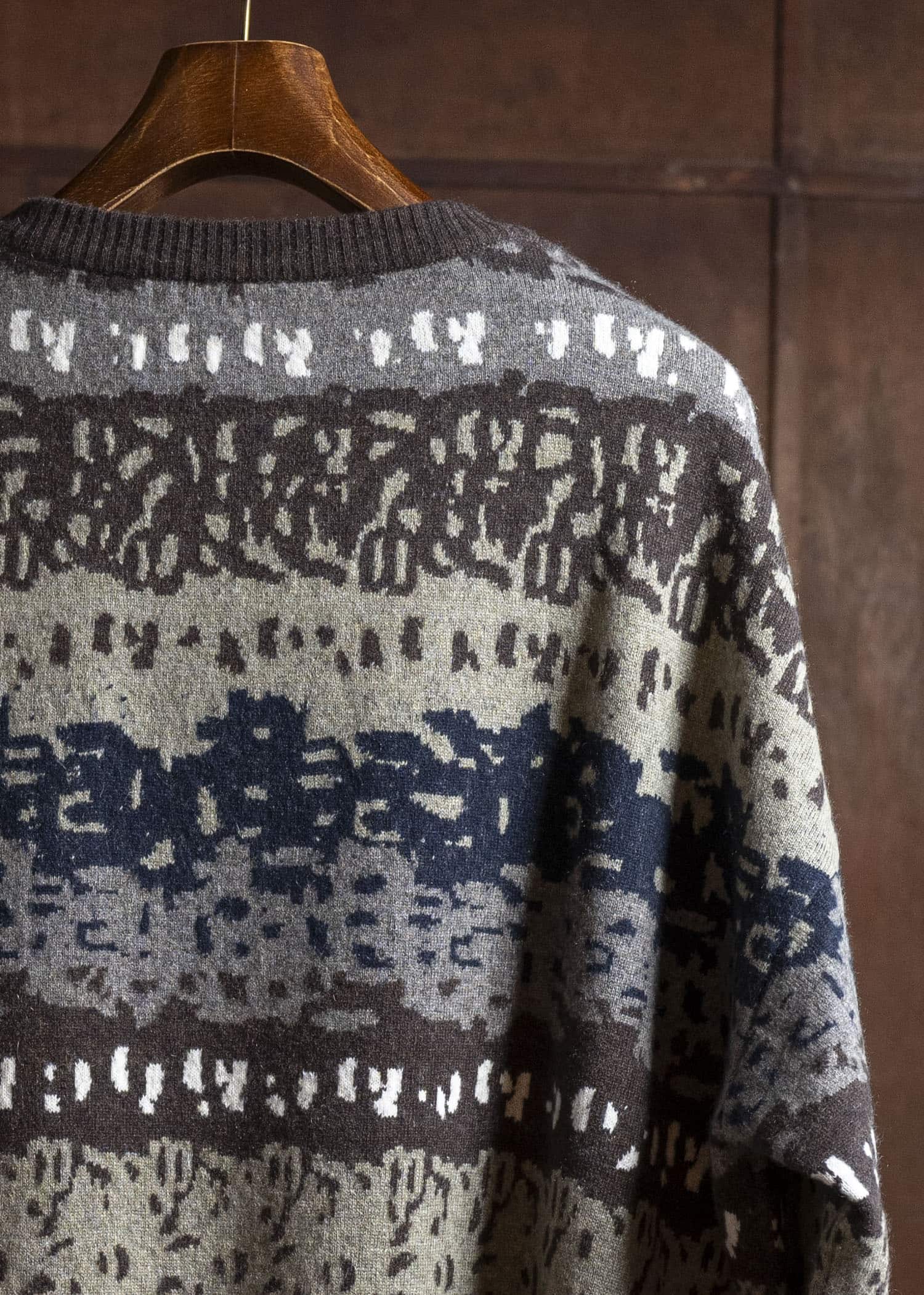 ZIGGY CHEN 0M2532002 FLOAT THREAD JACQUARD SWEATER 91