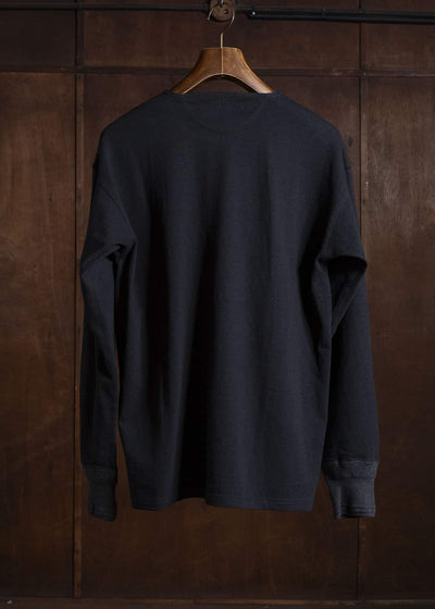 Taiga Takahashi Lot.618-Black Side Henry Neck Black