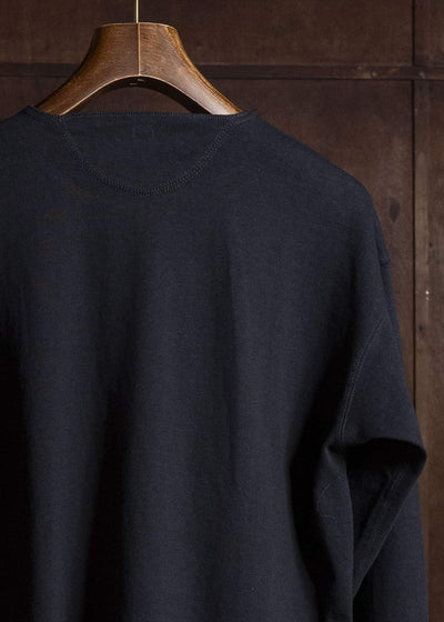 Taiga Takahashi Lot.618-Black Side Henry Neck Black