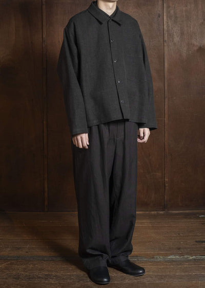 YOKO SAKAMOTO YS-26SS-28-BROWN Work Blouse BROWN