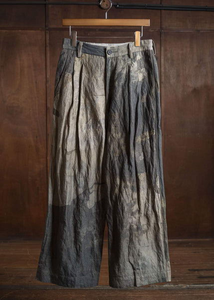 ZIGGY CHEN 0M2530514 DIGITAL PRINT STRAIGHT-LEG TROUSERS 55