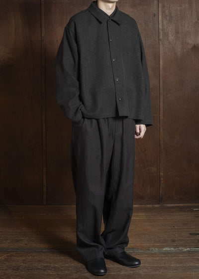 YOKO SAKAMOTO YS-26SS-28-BROWN Work Blouse BROWN