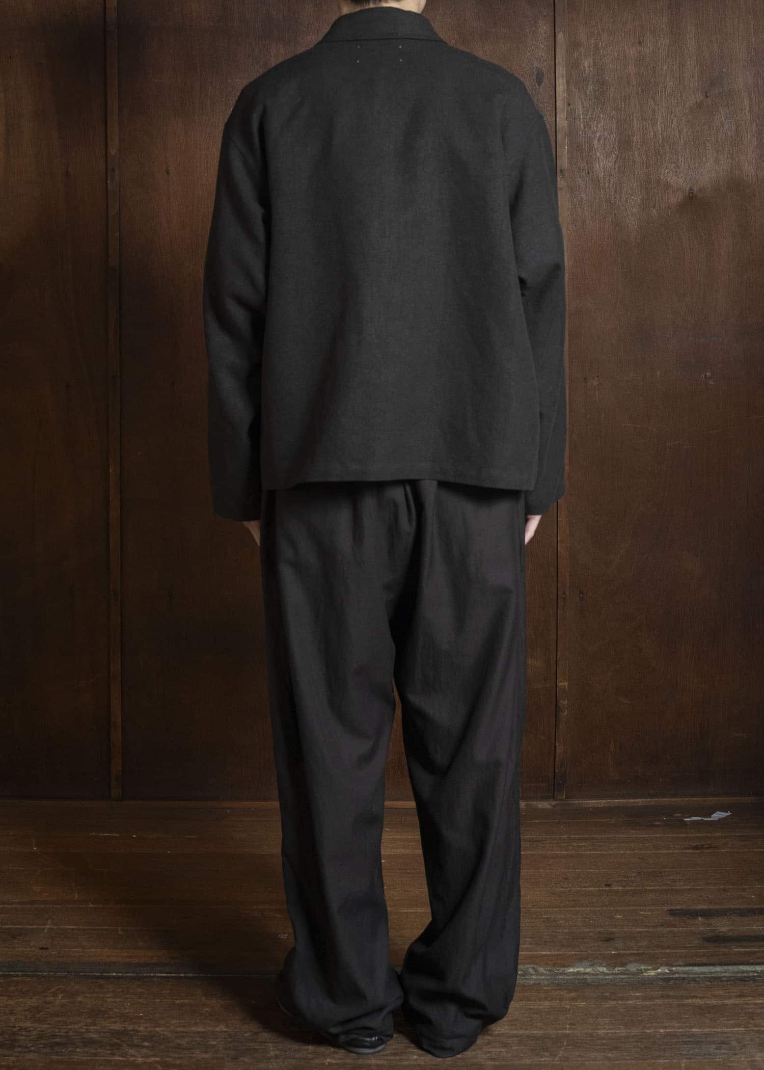 YOKO SAKAMOTO YS-26SS-28-BROWN Work Blouse BROWN