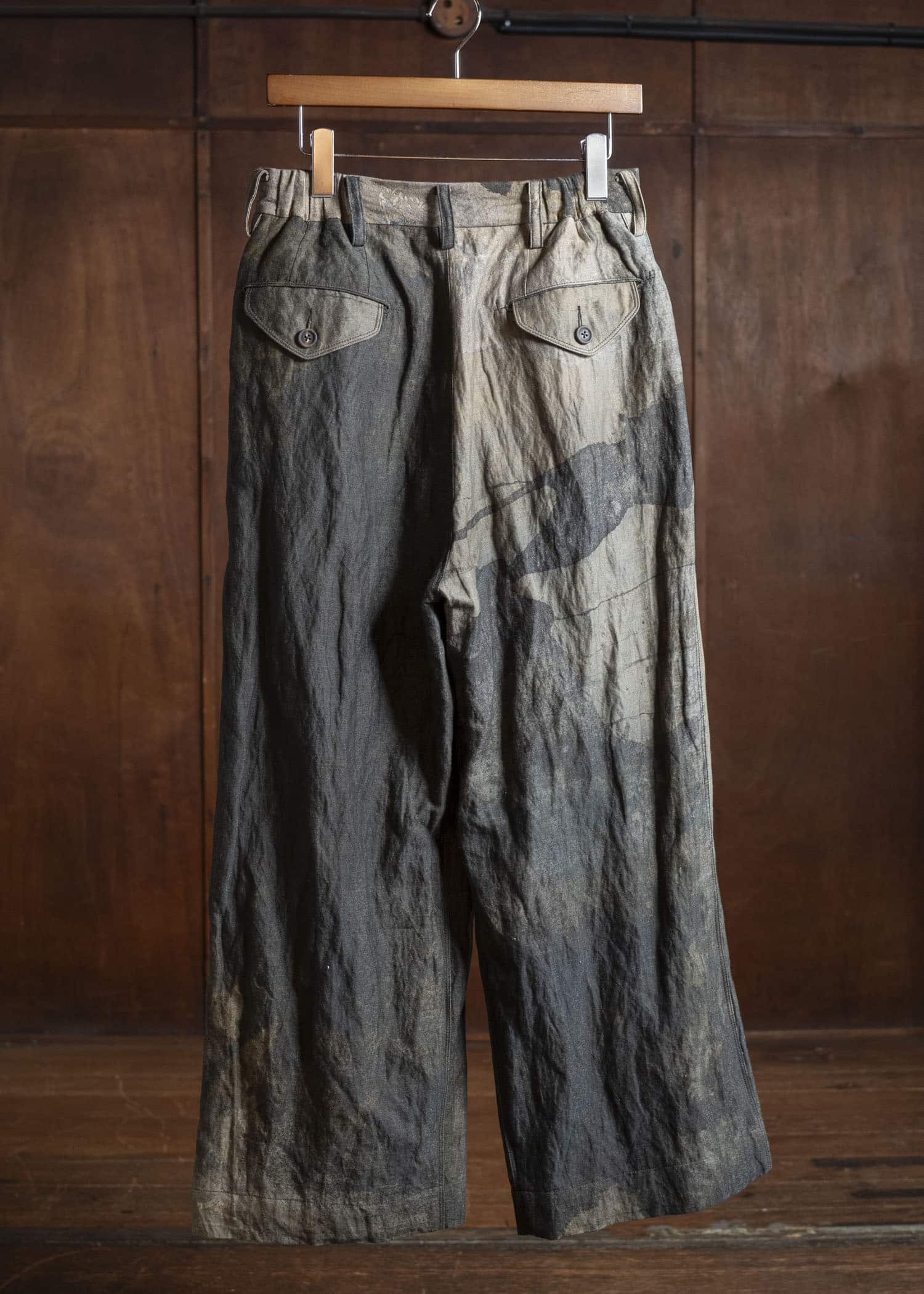 ZIGGY CHEN 0M2530514 DIGITAL PRINT STRAIGHT-LEG TROUSERS 55