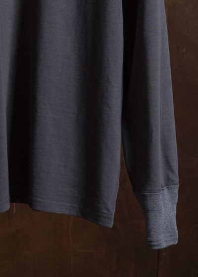 Taiga Takahashi Lot.618 Side Henley Neck Shirt CHARCOAL