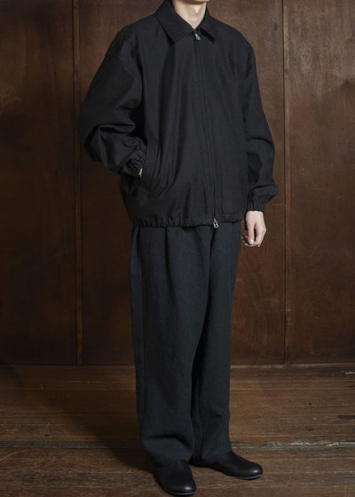 YOKO SAKAMOTO YS-26SS-23-BLACK Zip Blouson BLACK
