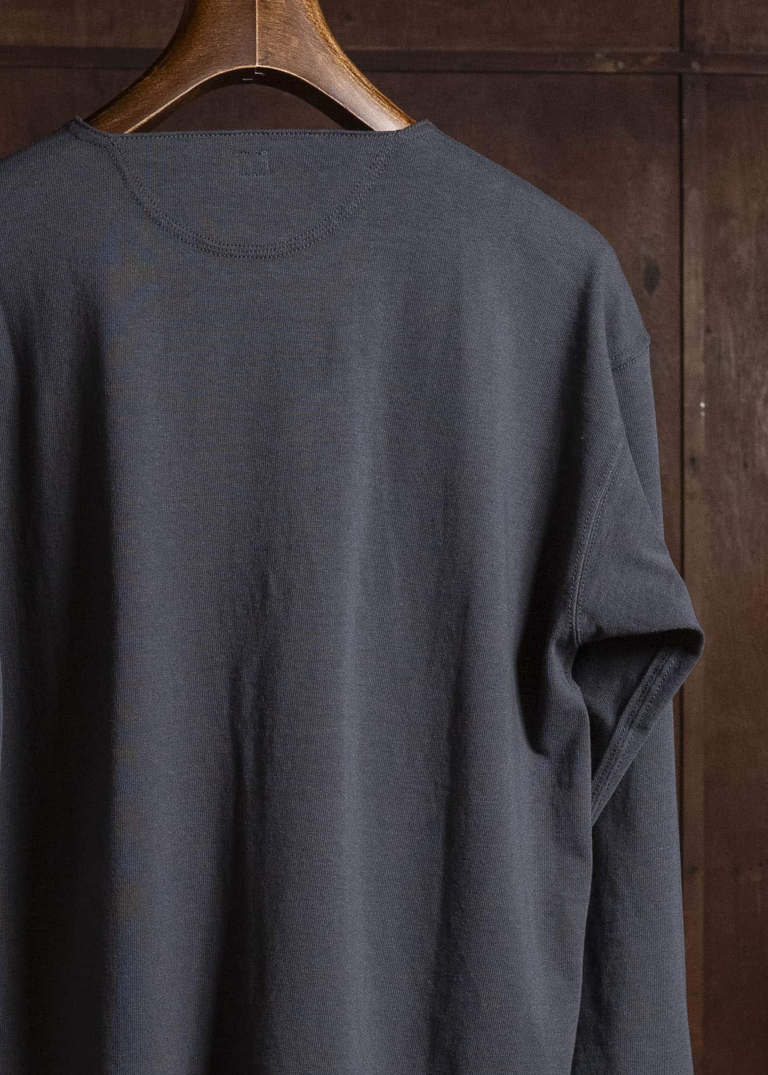 Taiga Takahashi Lot.618 Side Henley Neck Shirt CHARCOAL