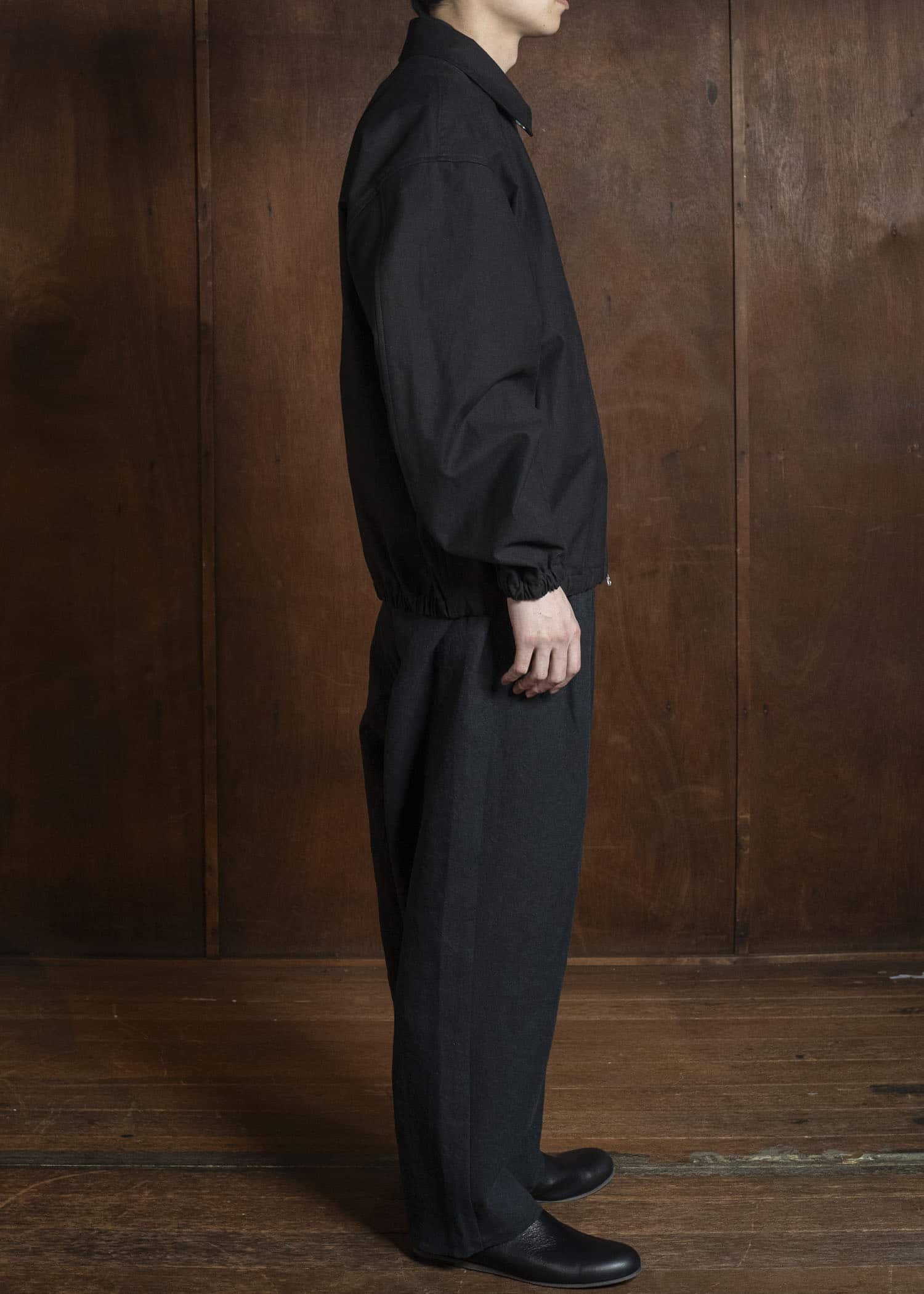 YOKO SAKAMOTO YS-26SS-29-BLACK Wide Easy Pants BLACK