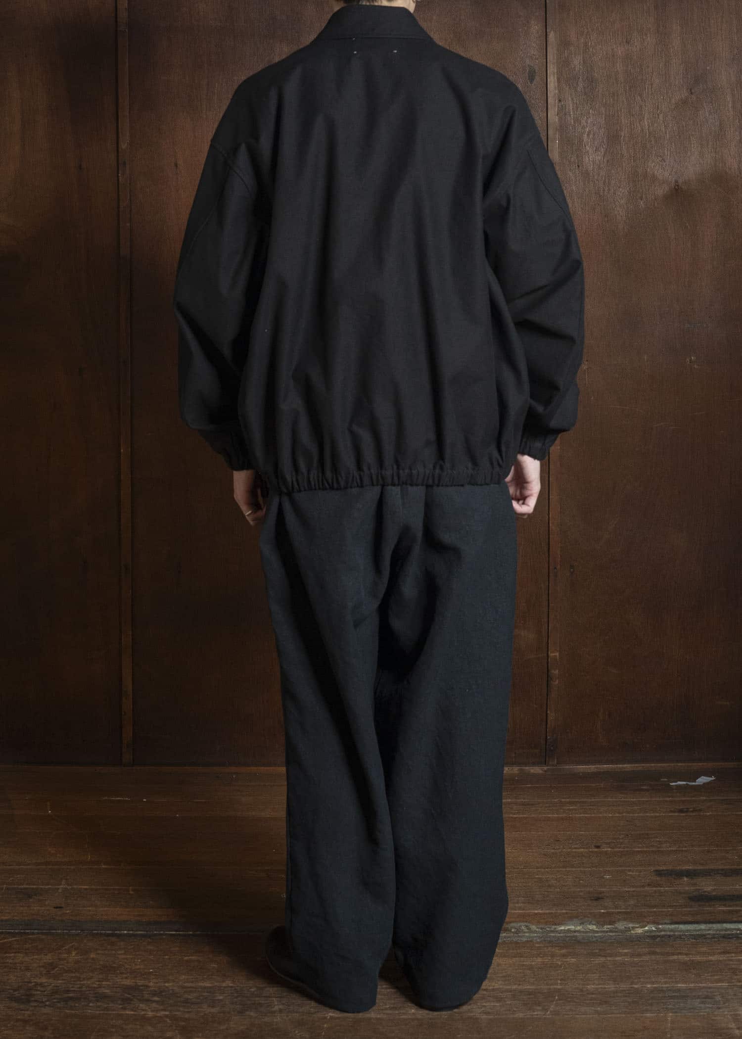 YOKO SAKAMOTO YS-26SS-23-BLACK Zip Blouson BLACK