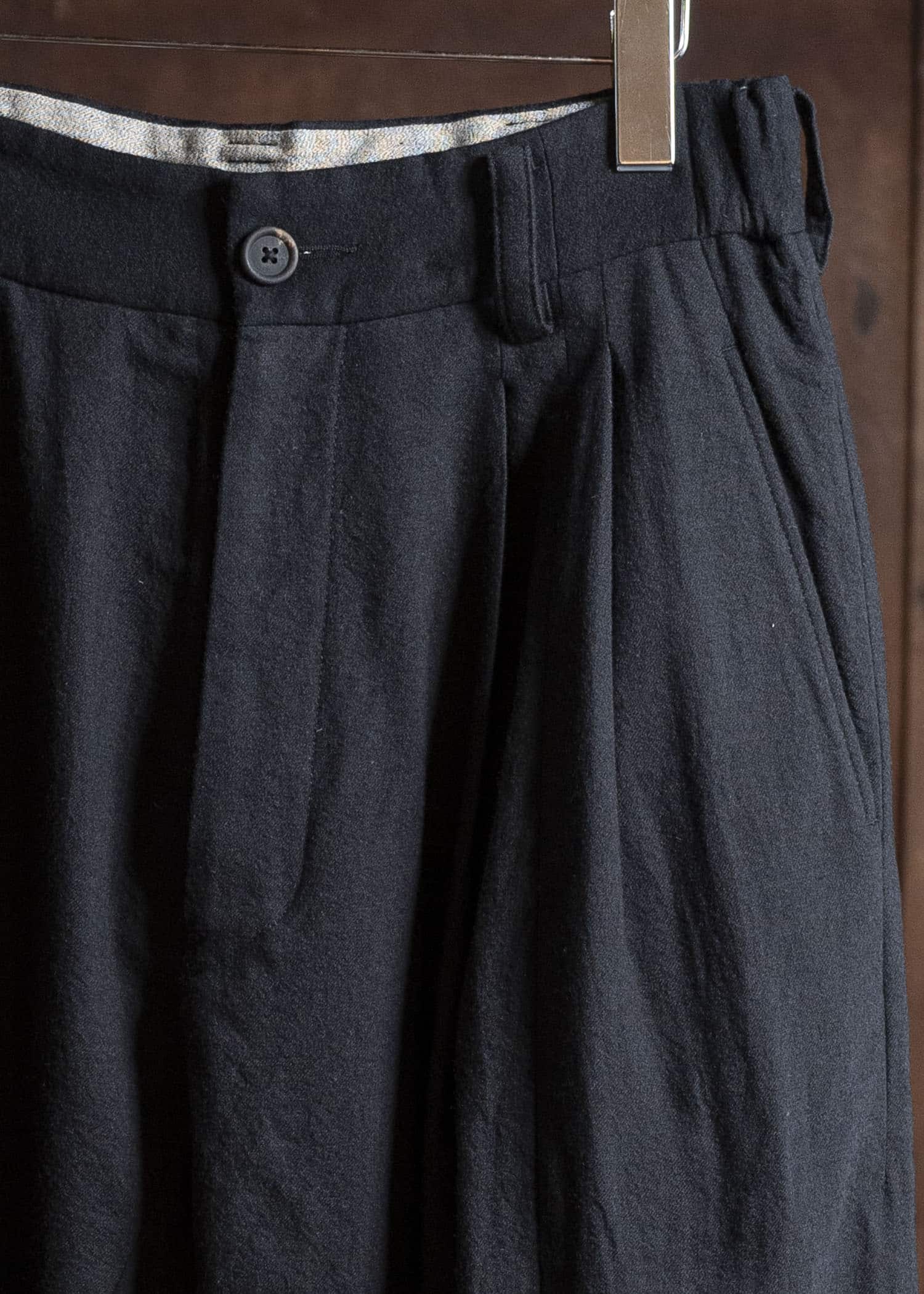 ZIGGY CHEN 0M2530501 DROP CROTCH WIDE-LEG TROUSERS 04