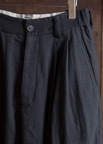 ZIGGY CHEN 0M2530501 DROP CROTCH WIDE-LEG TROUSERS 04