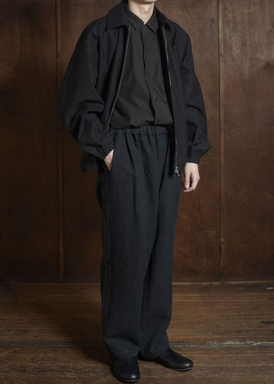 YOKO SAKAMOTO YS-26SS-23-BLACK Zip Blouson BLACK