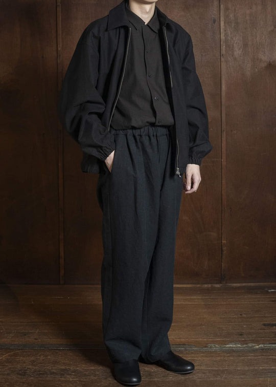 YOKO SAKAMOTO YS-26SS-29-BLACK Wide Easy Pants BLACK