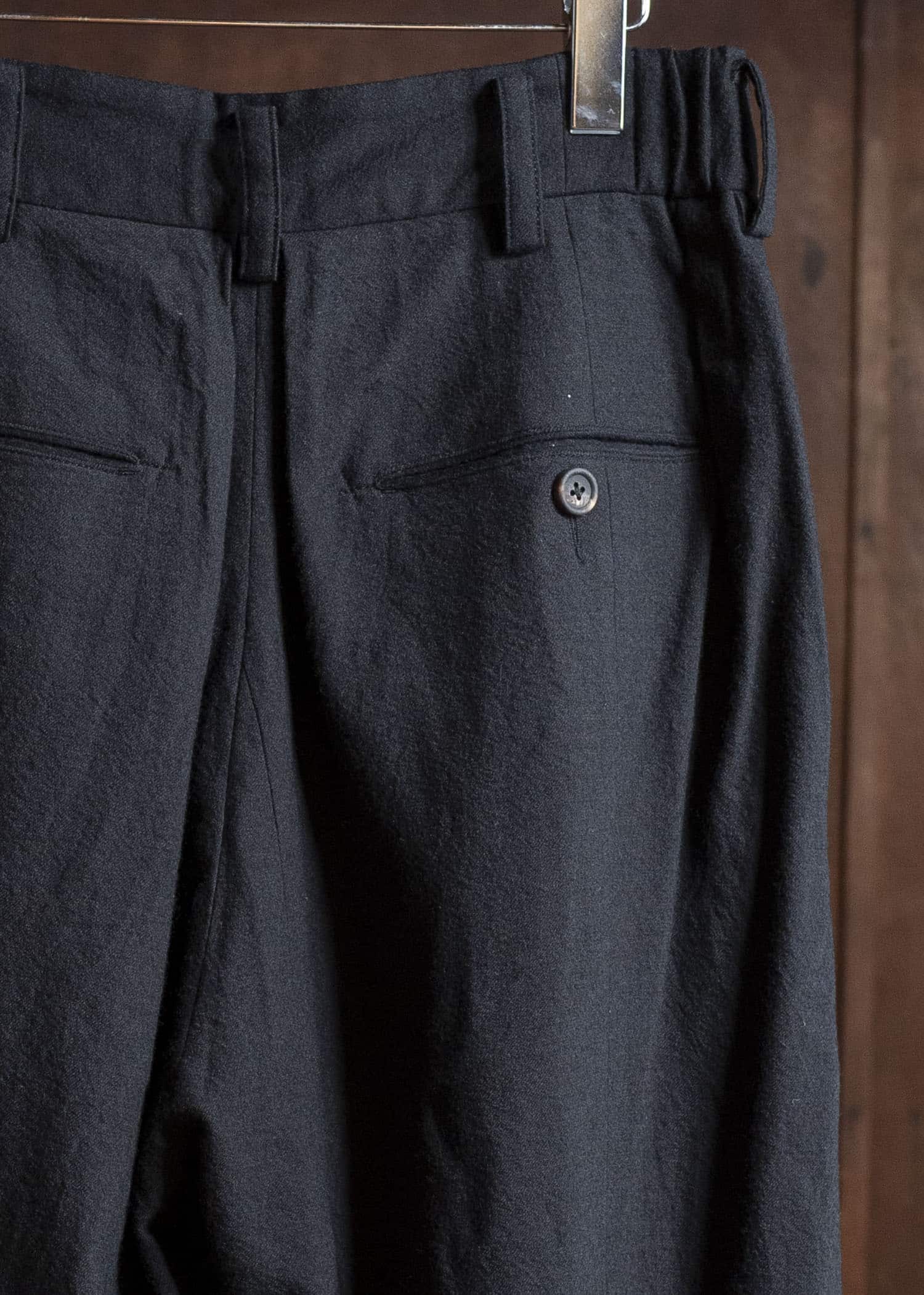 ZIGGY CHEN 0M2530501 DROP CROTCH WIDE-LEG TROUSERS 04