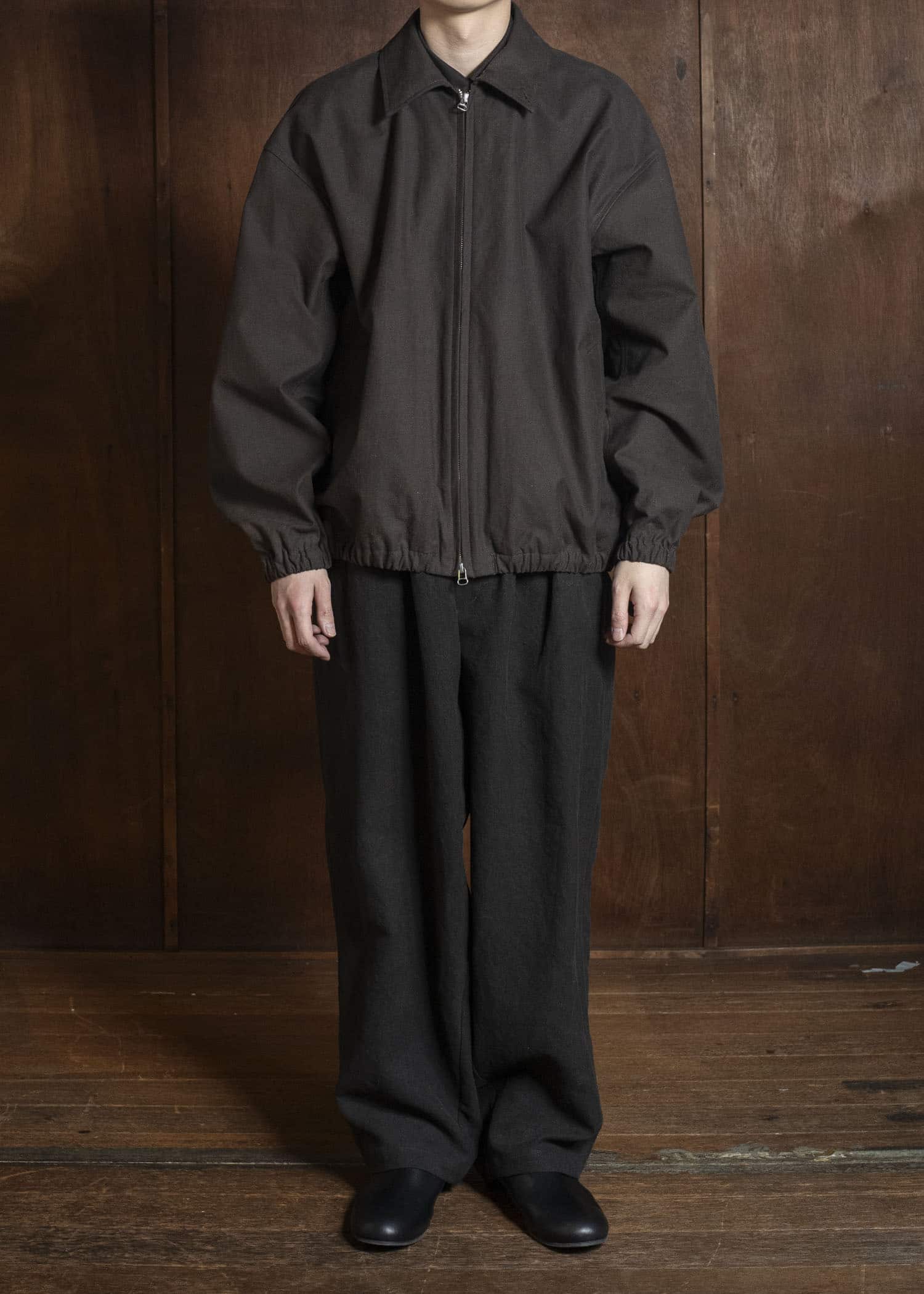 YOKO SAKAMOTO YS-26SS-23-BROWN Zip Blouson BROWN