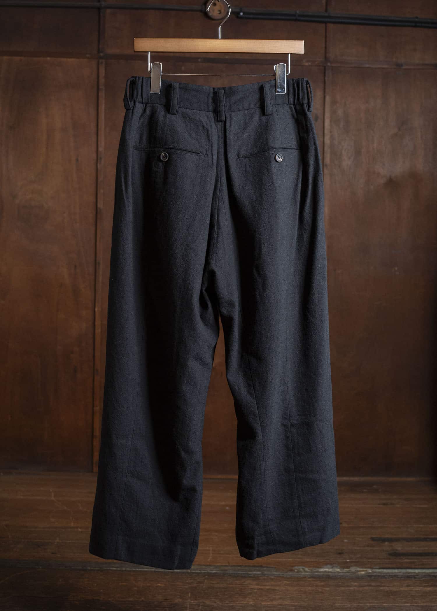 ZIGGY CHEN 0M2530501 DROP CROTCH WIDE-LEG TROUSERS 04