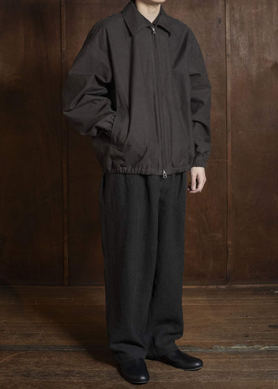 YOKO SAKAMOTO YS-26SS-29-BROWN Wide Easy Pants BROWN