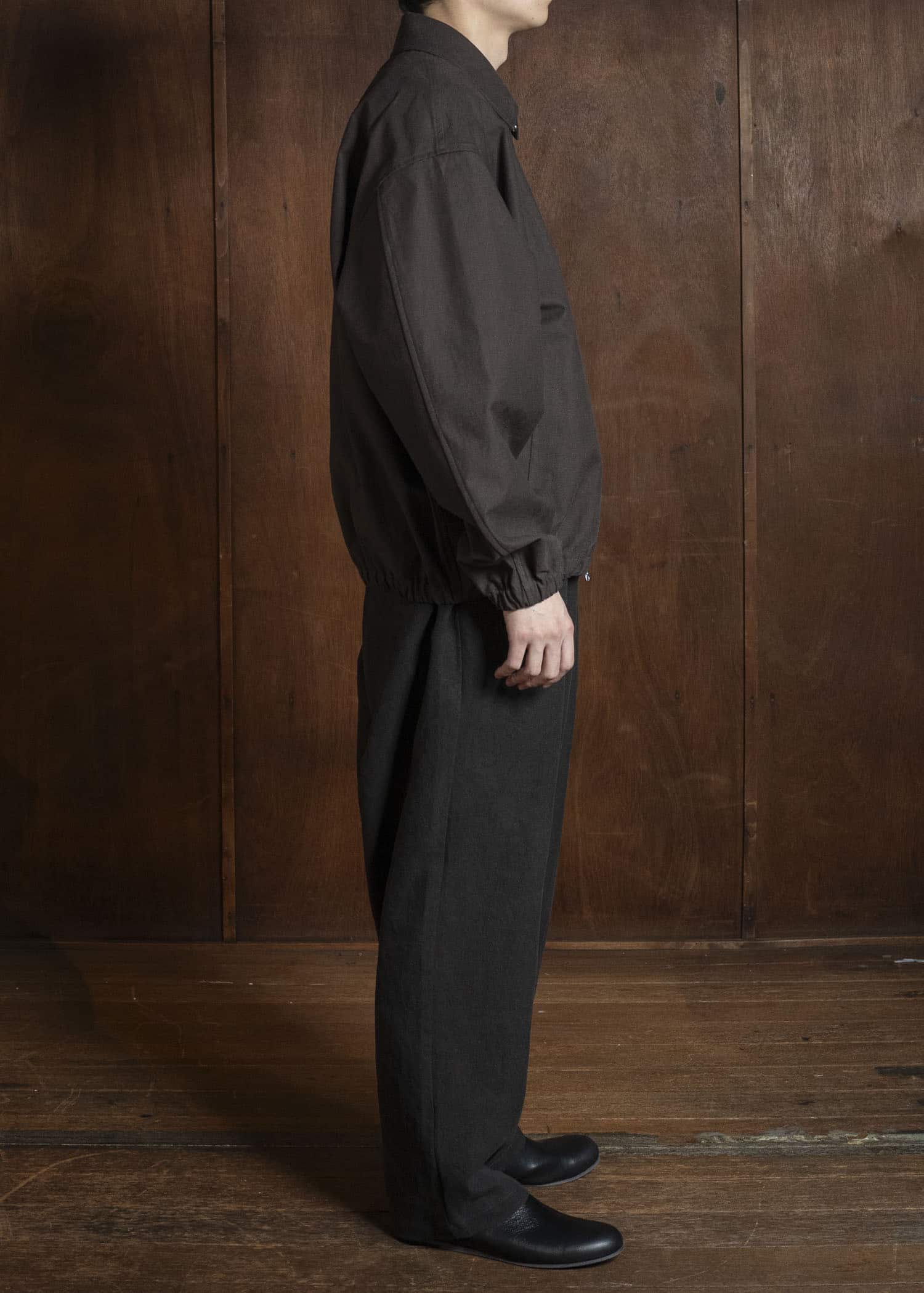 YOKO SAKAMOTO YS-26SS-23-BROWN Zip Blouson BROWN