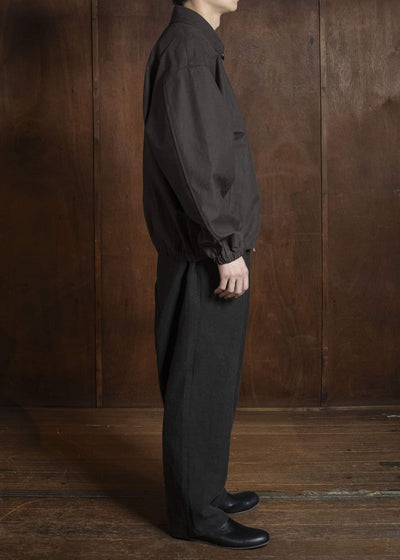 YOKO SAKAMOTO YS-26SS-23-BROWN Zip Blouson BROWN