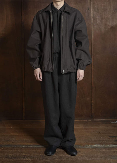 YOKO SAKAMOTO YS-26SS-23-BROWN Zip Blouson BROWN