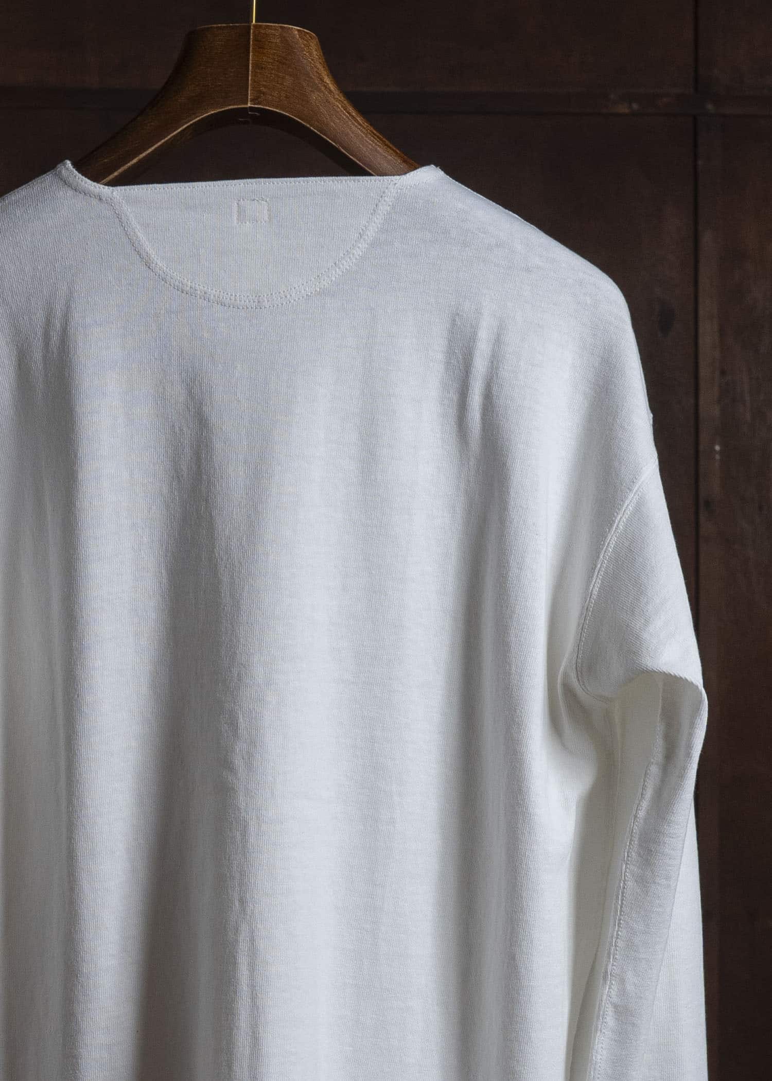 Taiga Takahashi Lot.618 Side Henley Neck Shirt IVORY