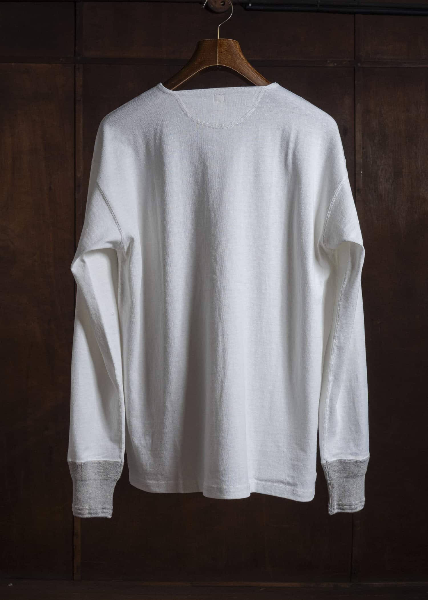 Taiga Takahashi Lot.618 Side Henley Neck Shirt IVORY