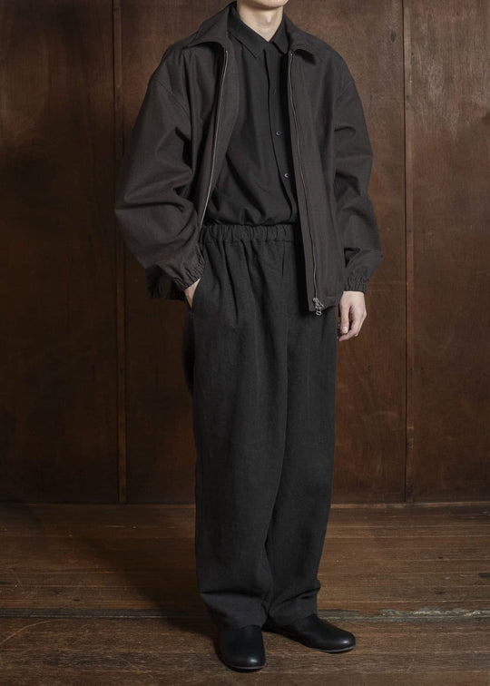 YOKO SAKAMOTO YS-26SS-29-BROWN Wide Easy Pants BROWN