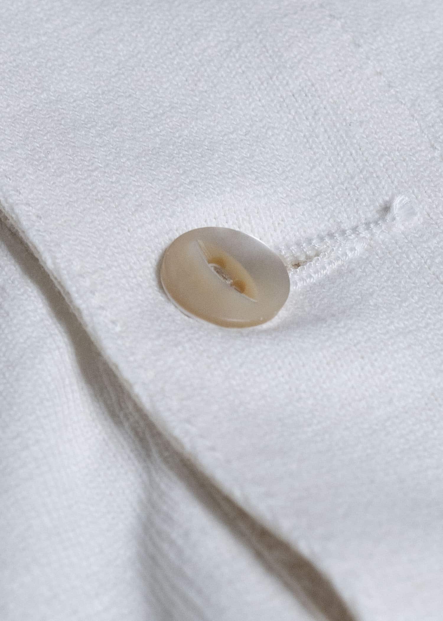 Taiga Takahashi Lot.618 Side Henley Neck Shirt IVORY