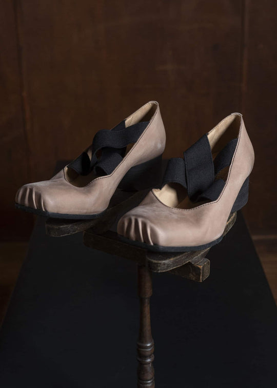 UMA WANG S6/M/UB9101 HIGH BALLET SHOES uw059 - rose/black