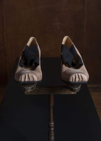 UMA WANG S6/M/UB9101 HIGH BALLET SHOES uw059 - rose/black