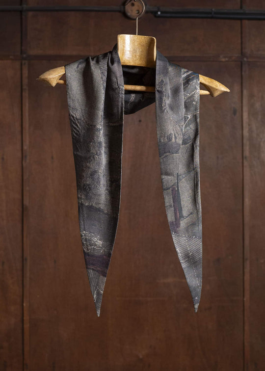 ZIGGY CHEN 0M2535008 DIGITAL PRINT TRIANGLE HANDKERCHEIF 91