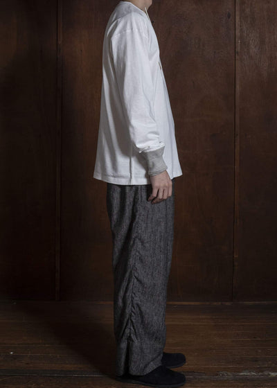 Taiga Takahashi Lot.618 Side Henley Neck Shirt IVORY