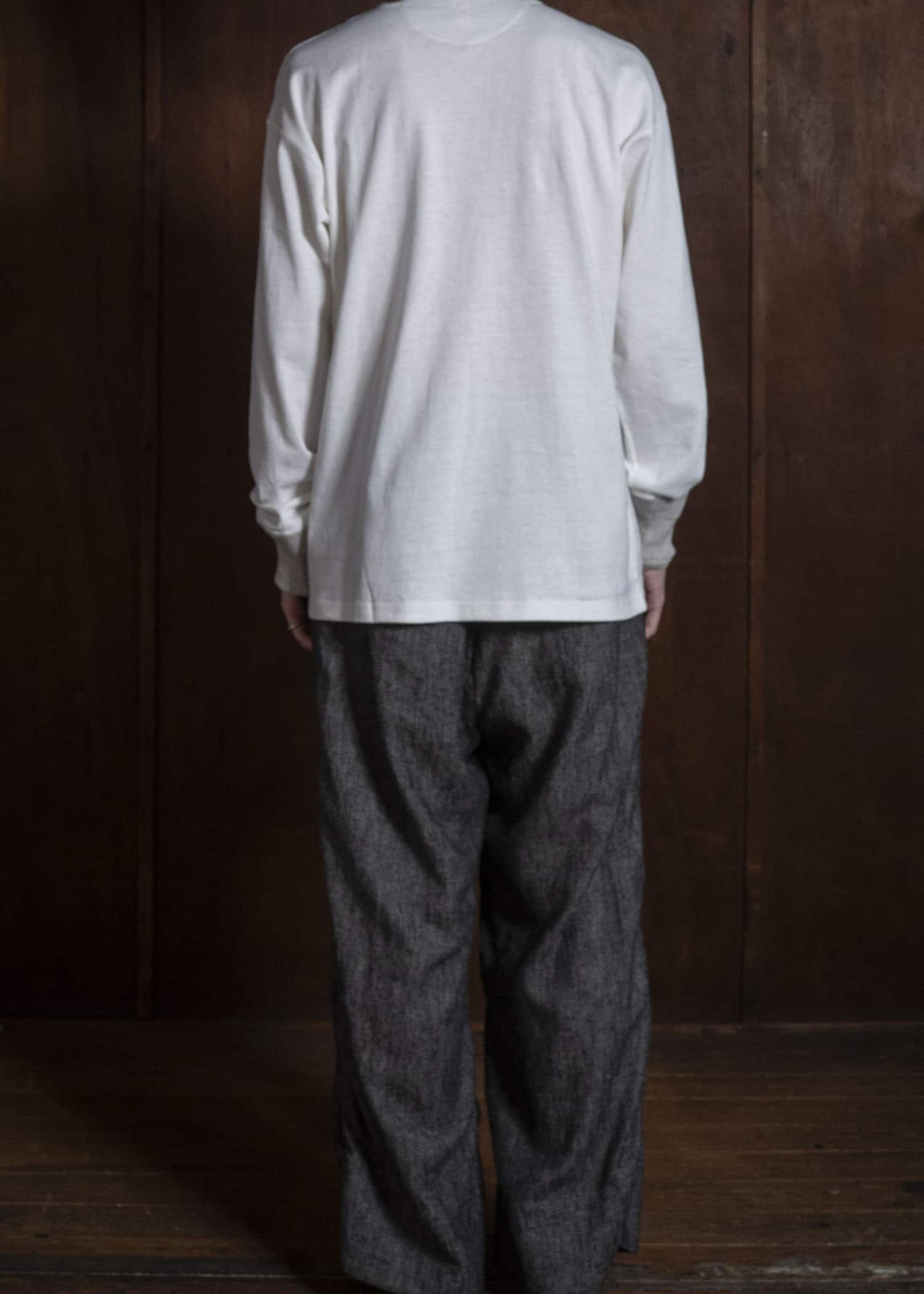 Taiga Takahashi Lot.618 Side Henley Neck Shirt IVORY
