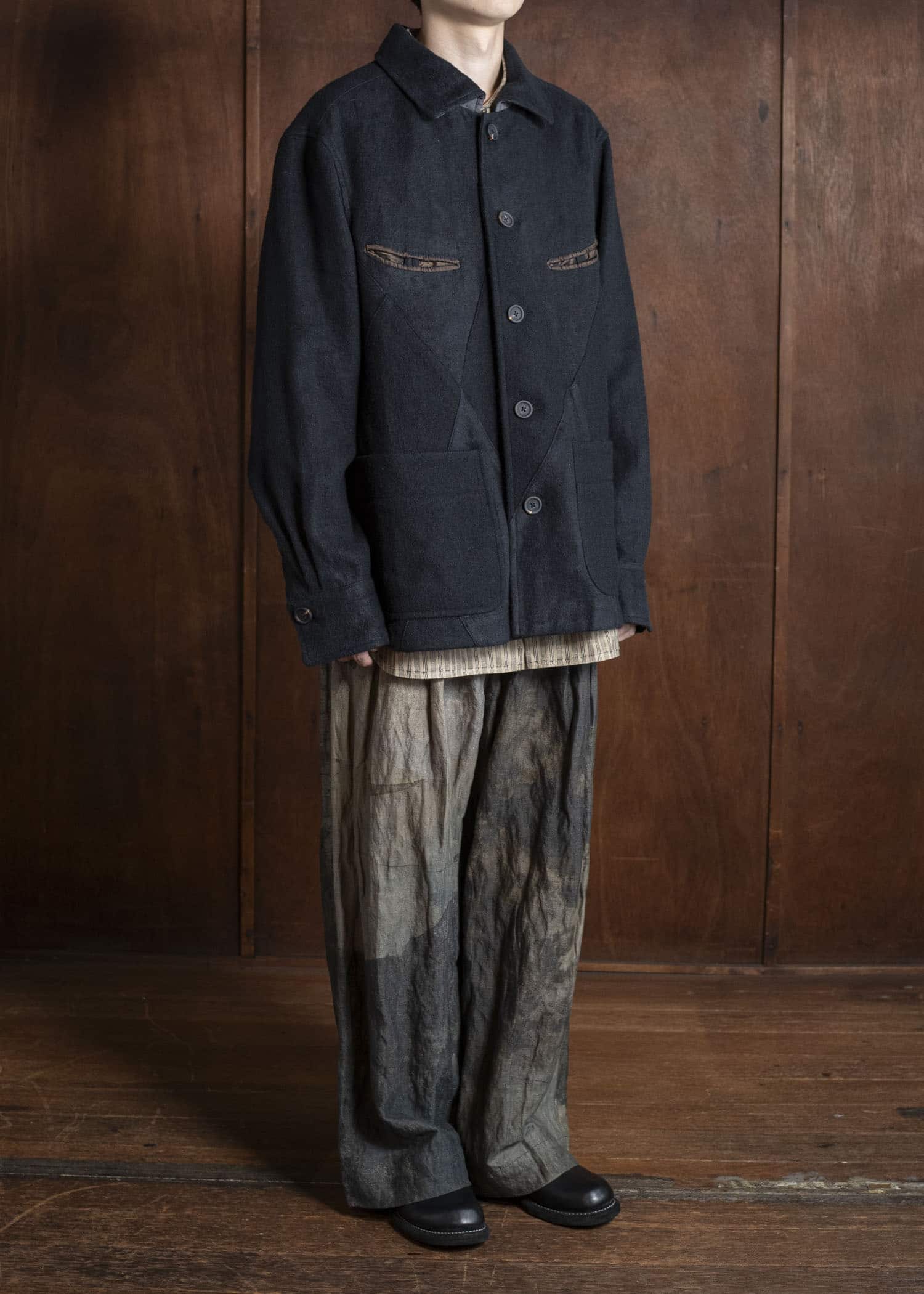 ZIGGY CHEN 0M2530927 DIAMOND SHAPED PATCHWOREK JACKET 4