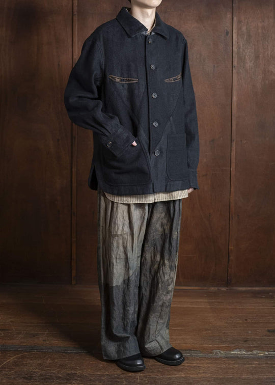 ZIGGY CHEN 0M2530927 DIAMOND SHAPED PATCHWOREK JACKET 4