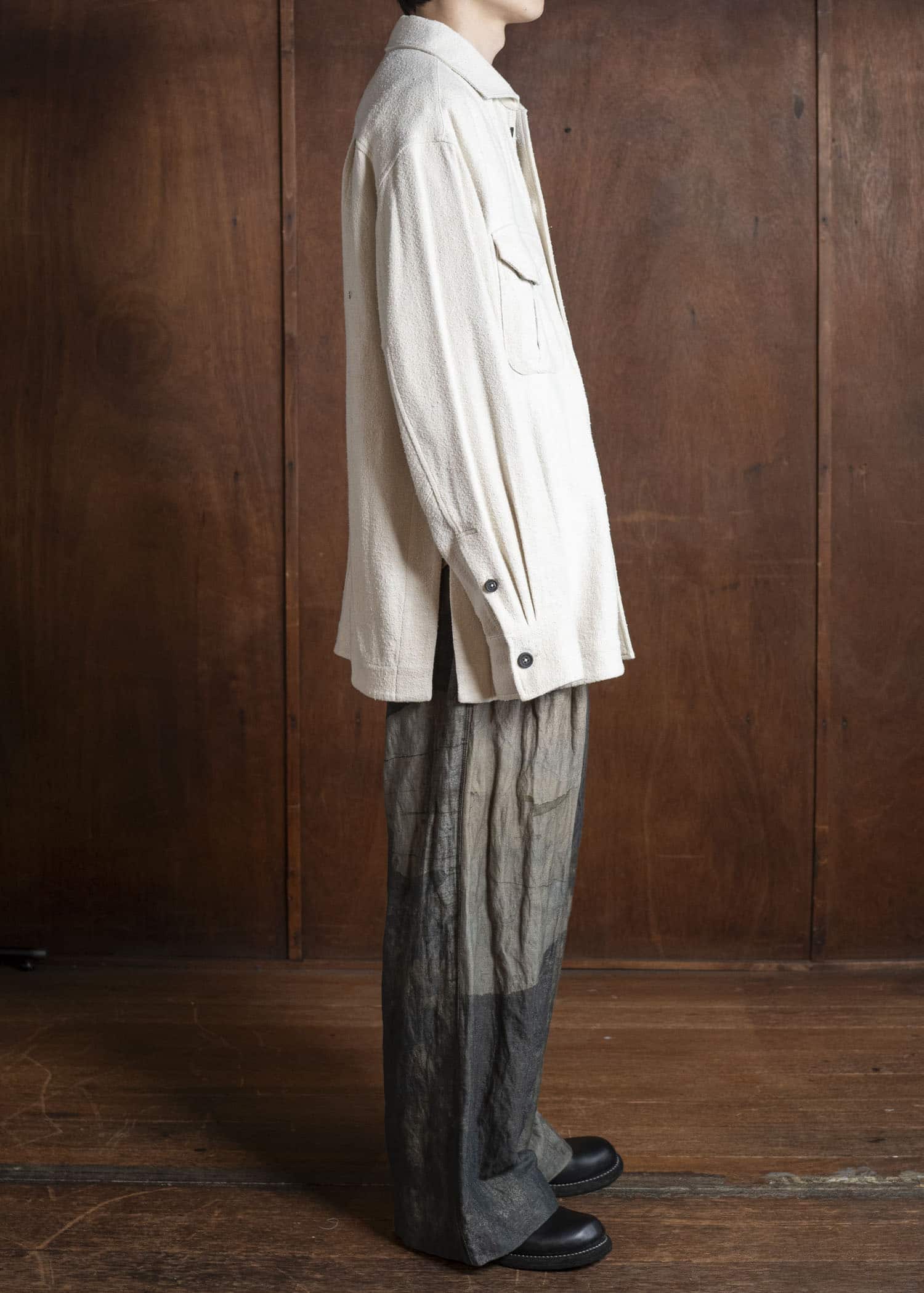 ZIGGY CHEN 0M2530514 DIGITAL PRINT STRAIGHT-LEG TROUSERS 55