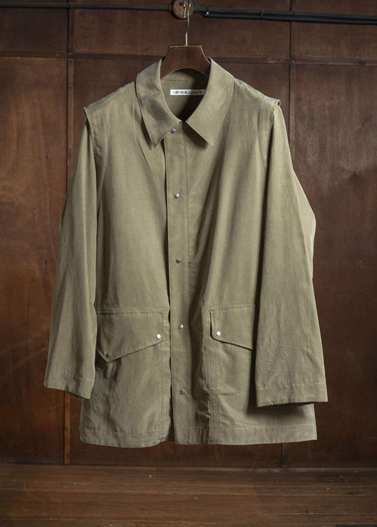 OPPOSE DUALITY OD1013COA-26SS Mod Half Coat (CONTEXT別注） Dark Green