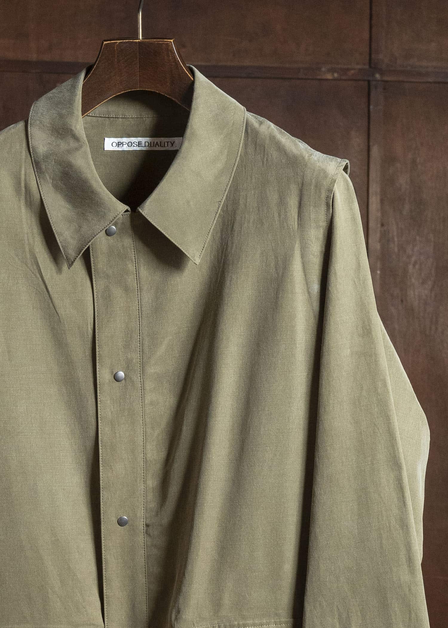 OPPOSE DUALITY OD1013COA-26SS Mod Half Coat (CONTEXT別注） Dark Green