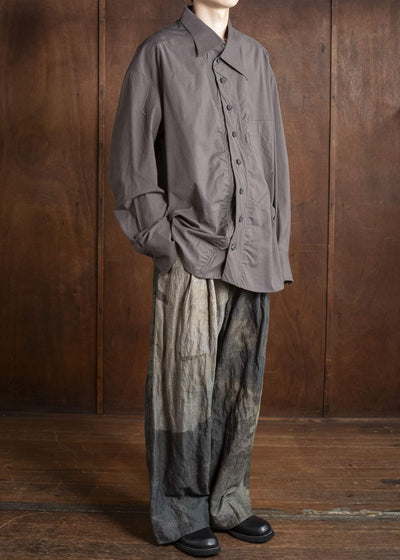 ZIGGY CHEN 0M2530706 ASYMMETRIC SHIRT JACKET 62