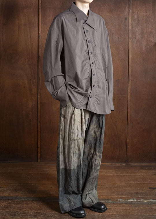 ZIGGY CHEN 0M2530706 ASYMMETRIC SHIRT JACKET 62