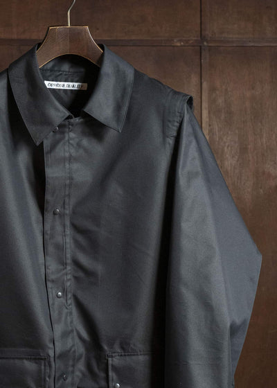 OPPOSE DUALITY OD1011COA-26SS ChambrayMod Harf Coat Black