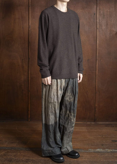 ZIGGY CHEN 0M2532008 SMALL STATUE INTARSIA SWEATER 83