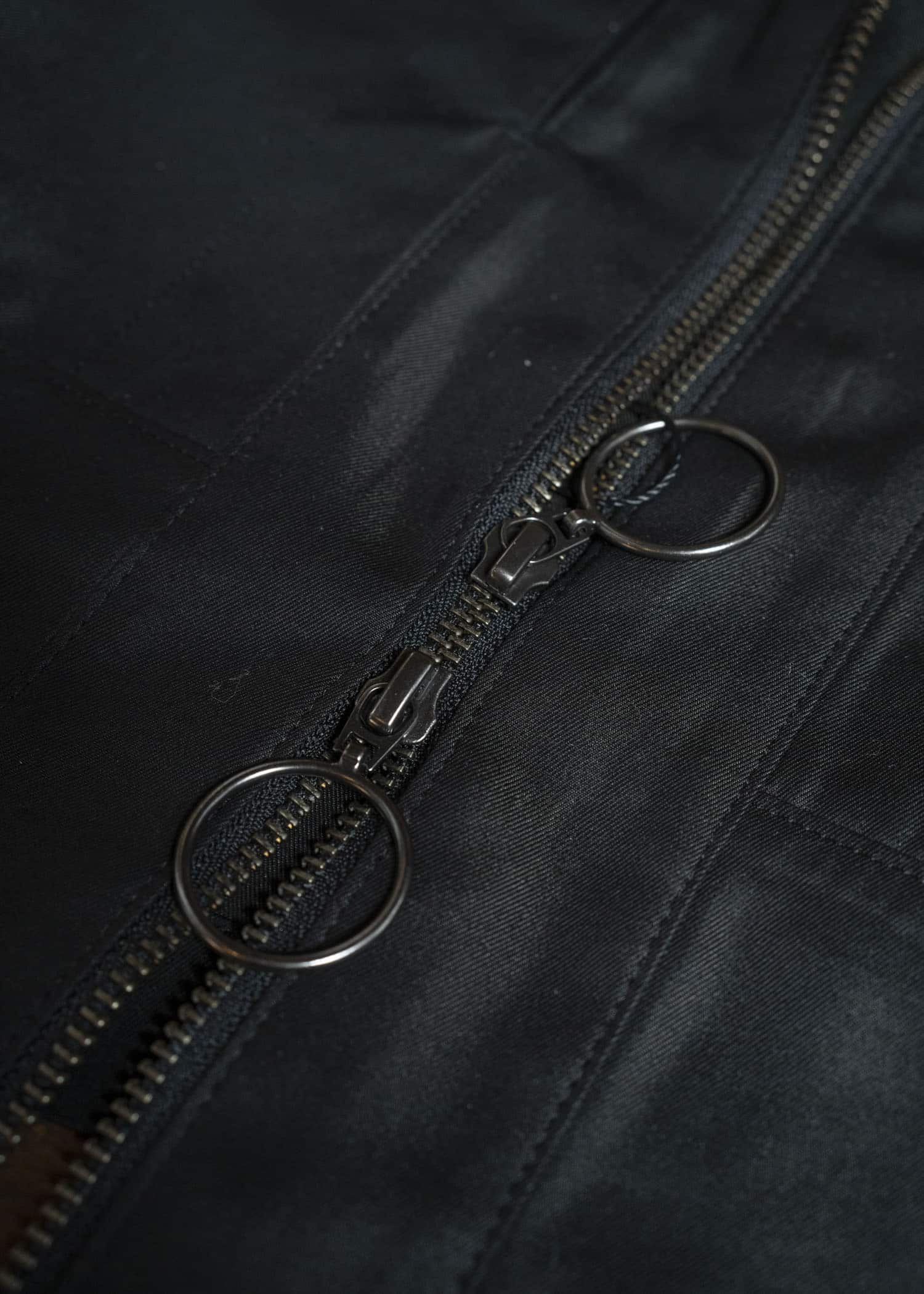 OPPOSE DUALITY OD1011COA-26SS ChambrayMod Harf Coat Black