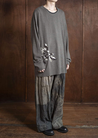 ZIGGY CHEN 0M2532009 FLOWER INTARSIA SWEATER 54