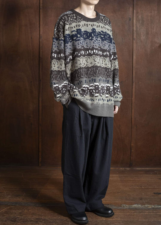 ZIGGY CHEN 0M2532002 FLOAT THREAD JACQUARD SWEATER 91