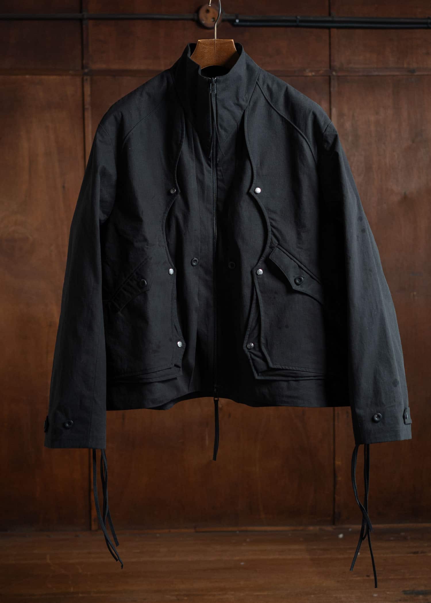 Professor.E Poncho Jacket Black 24FW-PE-JKT-06